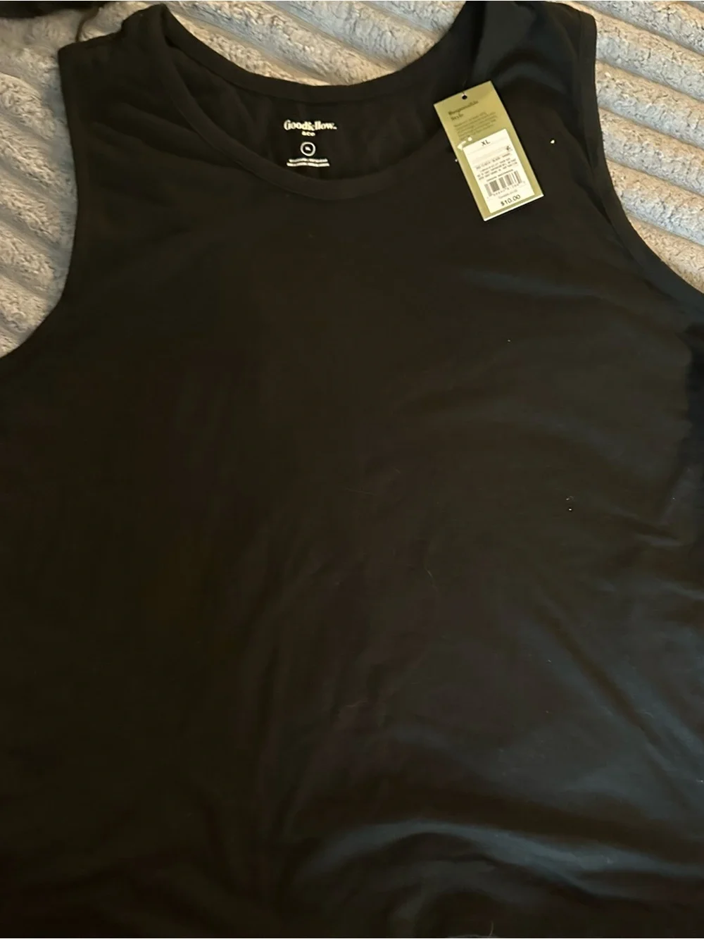 Goodfellow & Co Black Short Sleeve Crew T-Shirt